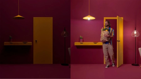 LED žárovka E27 A60 7W = 60W 2700-6500K FILAMENT SMART WiFi WiZ