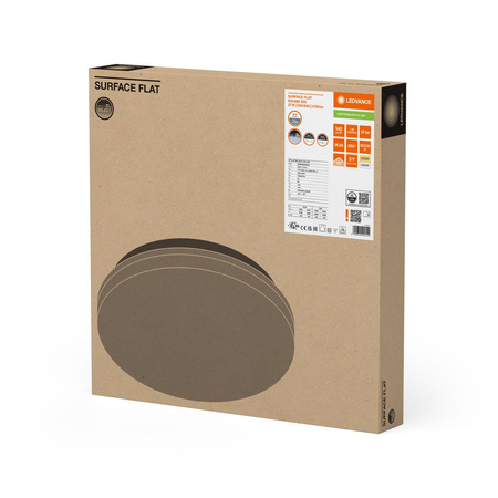 Plafond LED stropní svítidlo 27W 3780lm 3000K - 4000K CCT Povrchová montáž bílá 50cm Povrch Ledvance