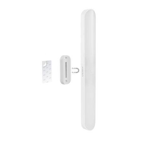 Bezdrátová LED lampa s dálkovým ovládáním 1,8W 150lm CCT 120° 2200mAh Bílá VIDEX