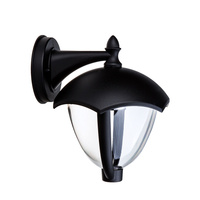 Nástěnné svítidlo zahradní lampy E27 Mléčně černý odstín VT-731 V-TAC