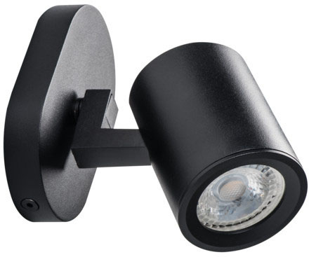 Nástěnné svítidlo Stropní svítidlo Nastavitelné LED GU10 Round Black Laurin Kanlux