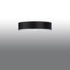 Stropní svítidlo LED SKALA 5xE27 Kulaté svítidlo 60cm černé SOLLUX