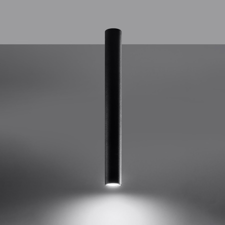 Svítidlo pro povrchovou montáž LAGOS GU10 Halogen Spot Tuba 60cm černá SOLLUX