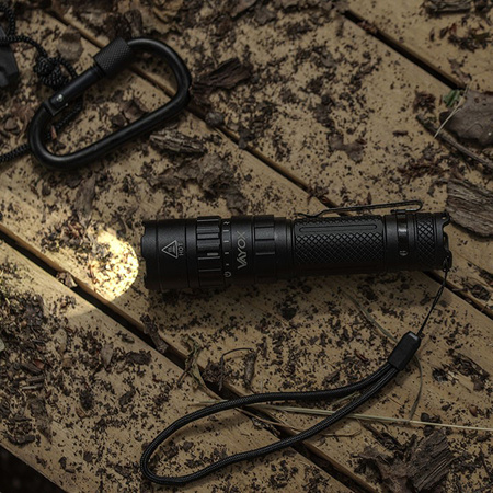 Taktická LED svítilna Searchlight USB Výkonná dobíjecí IP65 PRO VA0077 VAYOX