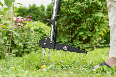 Odstraňovač plevele Zahradní nářadí na odstraňování plevele z trávníkových dlaždic Nastavitelný IDEAL CELLFAST