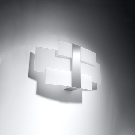 Nástěnné svítidlo CELIA 2xG9 Modern White Chrome SOLLUX