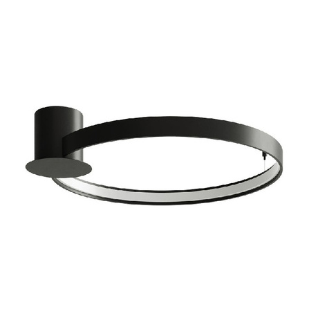 Povrchová montáž RIO LED 30W 3000K Plafond kulatý 55cm černý SOLLUX