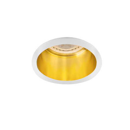 Stropní bodové svítidlo LED GU5.3 GU10 Round White Gold Spag Kanlux Flush-mounted Halogen Spot Luminaire