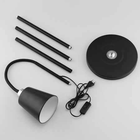 LED E27 černá s nastavitelnou výškou Kalso Lumiled Stojací lampa