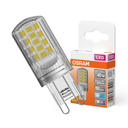 LED žárovka G9 4,2W = 40W 470lm 4000lm Neutrální 300° PARATHOM Osram