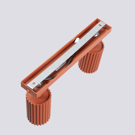 Tuba Spot Reflector Stropní svítidlo 2x GU10 Ochre Red Carbon Deep Space SL.1637 Sollux