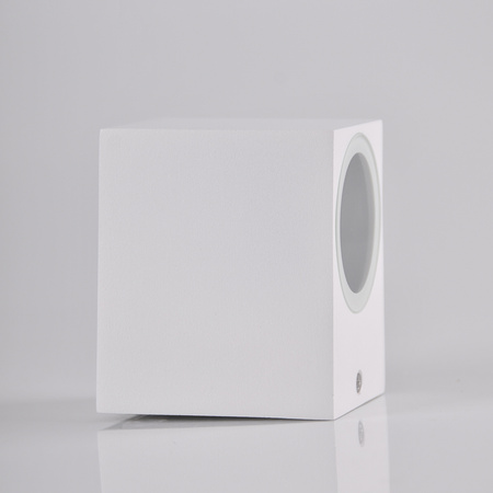 Venkovní zahradní nástěnné svítidlo s LED 1x GU10 BOSTON GOLDLUX (Polux) ALUMINIUM White