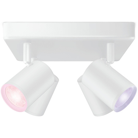 Stropní svítidlo LED SPOT 4x 5W WHITE + RGB SMART WiFi WiZ