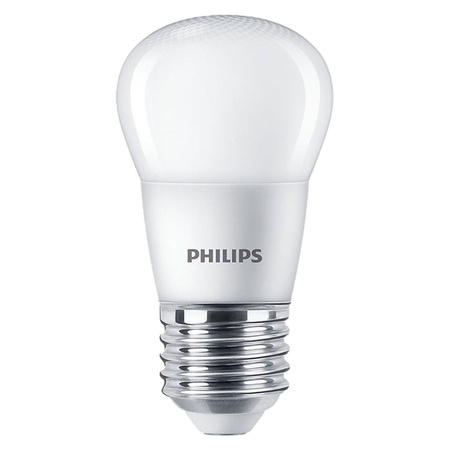 LED kulová žárovka E27 P45 5W = 40W 470lm 2700K teplá bílá PHILIPS