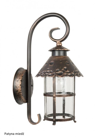 Venkovní zahradní fasádní svítidlo LED nástěnné svítidlo Toledo K 3012/1/R E27 Su-Ma