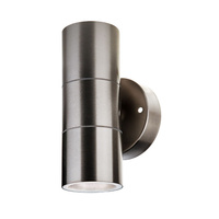 Nástěnné svítidlo zahradní lampy GU10 IP44 Horní/Spodní Stříbrná VT-7622 V-TAC