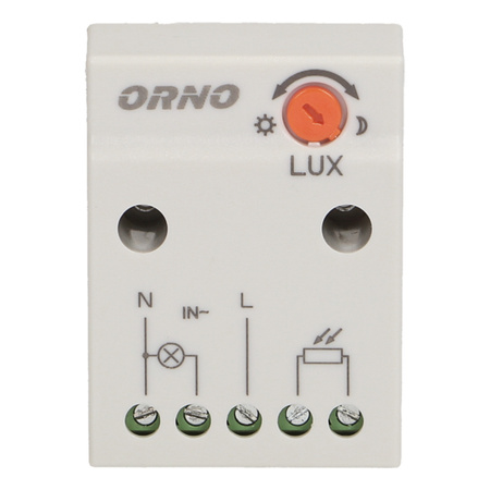 Soumrakový spínač s hermetickou externí sondou 2300W IP65 bílý ORNO