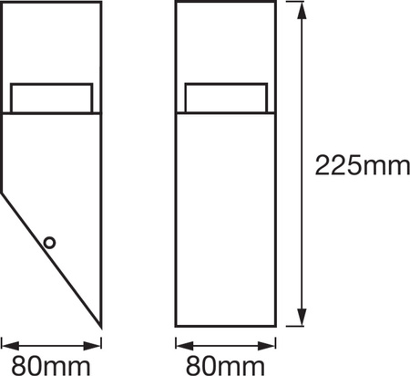 Nástěnné svítidlo moderní 4,5W 3000K Endura Style CRYSTAL LEDVANCE