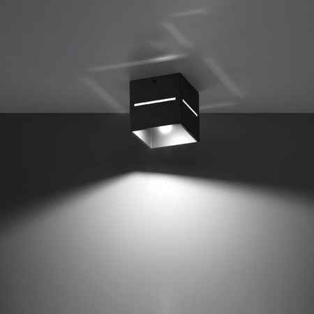 Svítidlo pro povrchovou montáž LOBO G9 Cube Black SOLLUX