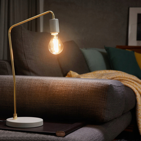 LED žárovka E27 A60 7W = 60W 806lm 3000K Warm 360° FILAMENT LUMILED