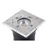 GU10 KANLU IP67 IK08 Square Flush Mounted Silver Podsklepní svítidlo BERG KANLUX