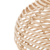 E27 Bílá skandinávská závěsná stropní lampa RATTAN S 11153 Nowodvorski