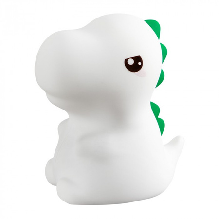 Dětské LED noční světlo 1W 3000K teplá bílá + RGB dobíjecí 1200mAh bílé T-REX MARY'S