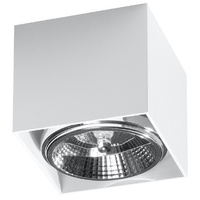 Svítidlo pro povrchovou montáž BLAKE GU10 ES111 Halogen Spot Square White SOLLUX