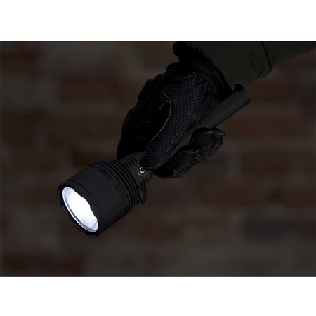 Taktická dobíjecí vojenská LED svítilna ruční USB XHP9090 3000lm dlouhá Pro VA0043 Vayox