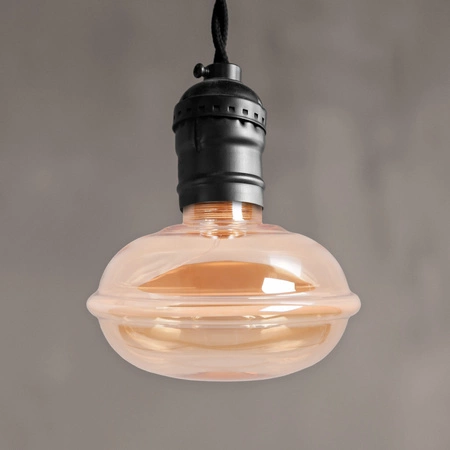 LED žárovka E27 UFO130 4W 250lm 1800K Warm 320° Amber Dekorativní DECOVINTAGE Sanico Goldlux