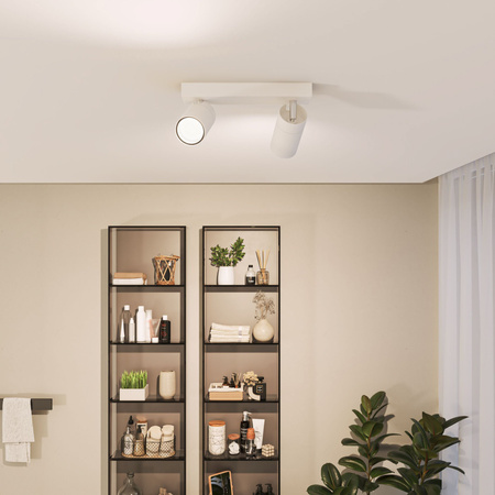 Reflektorové stropní svítidlo 2x GU10 IP44 bílé Kosipo Philips