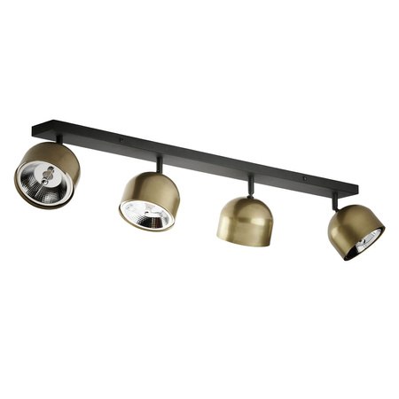 ALTEA BLACK/GOLD Spot Black/Gold Stropní lišta moderní 4xES111 GU10 3427 TK Osvětlení