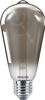 Edison LED žárovka E27 ST64 2.3W = 11W 100lm 1800K Teplá bílá vlákno kouřové PHILIPS