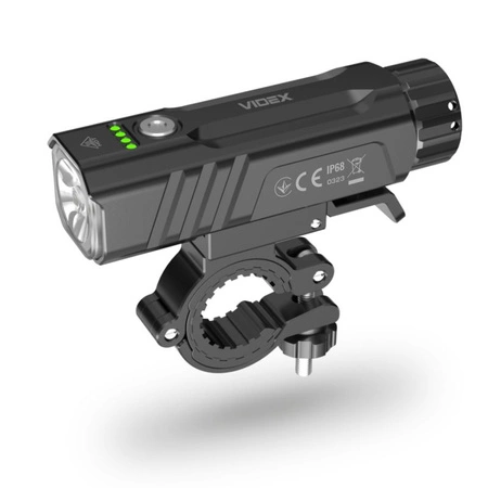 Světlo na kolo LED svítilna Dřevotěsná dobíjecí baterie IP68 2000lm Videx