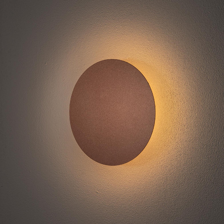 Nástěnné svítidlo LED 7W 60lm 3000K Warm Copper Modern RING LED S 10316 Nowodvorski