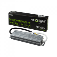 LED napájecí zdroj IP67 60W 12V Premium Ecolight