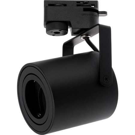 GU10 Matt Black Track reflektorová lampa pro jednofázové tratě