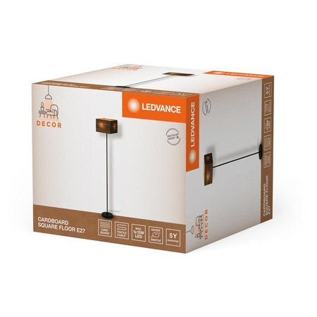 Dekorativní stojací lampa E27 Brown Decor Ledvance