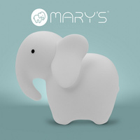 Dětské LED noční světlo 1W 3000K teplé + vícebarevné RGB dobíjecí 500mAh bílé MARY'S DOG