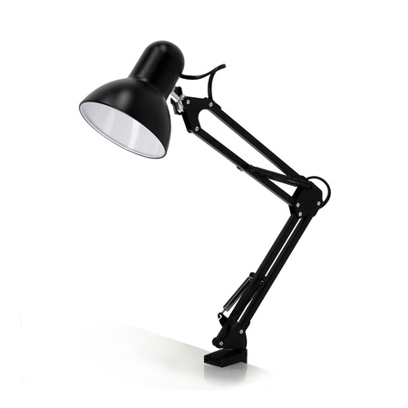 Stolní lampa Stolní svítidlo Nastavitelná E27 Černá Auriq Kobi