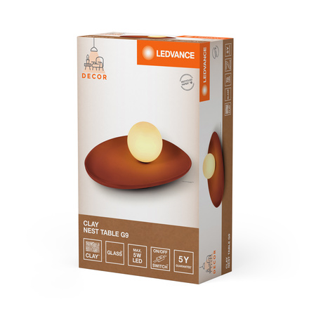 Stolní lampa Stolní svítidlo Stojací dekorativní G9 Hnědá USB-C Dekor Ledvance