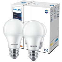 2x LED žárovka E27 A60 10W = 75W 1055lm 2700K Warm CorePro Philips