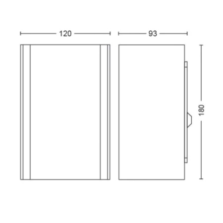 Venkovní nástěnná lampa Philips HUE Resonate Lantern 17464/47/P7