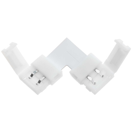 Úhlový konektor pro LED pásek 2PIN západka 10mm
