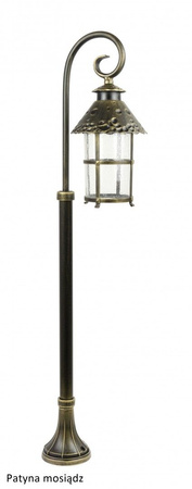 Venkovní zahradní lampa LANTERN E27 Toledo K 5002/2/R 116cm černá Su-Ma