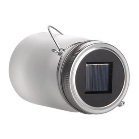 Zahradní lucerna LED Solar Jar Flame 13cm