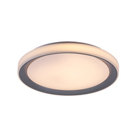 Plafond LED stropní svítidlo Smart 40W 3200lm 2700-6500K CCT RGB Timer Silver Modern Everest Rabalux