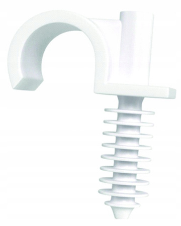 Držák pro montáž na jeden háček RING-18 White 50 ks ECOLIGHT