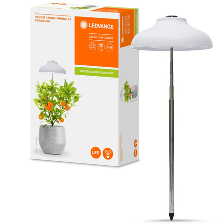 Lampa UMBRELLA. vnitřní osvětlení LED USB 5W 3400K podporující růst rostlin LEDVANCE