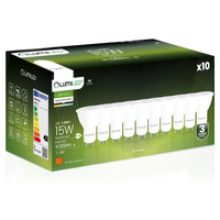 10x Žárovka LED GU10, 1.5W = 15W 135lm 4000K Neutrální bílá 120° LUMILED